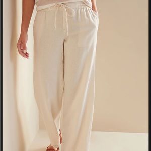 Old Navy Linen Blend wide leg pants